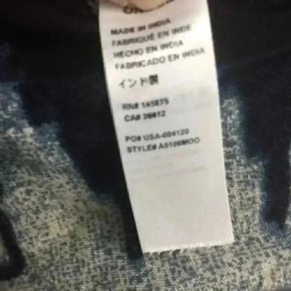 Amuse Society Duster Blue Asymmetrical Open Front - Picture 6 of 7